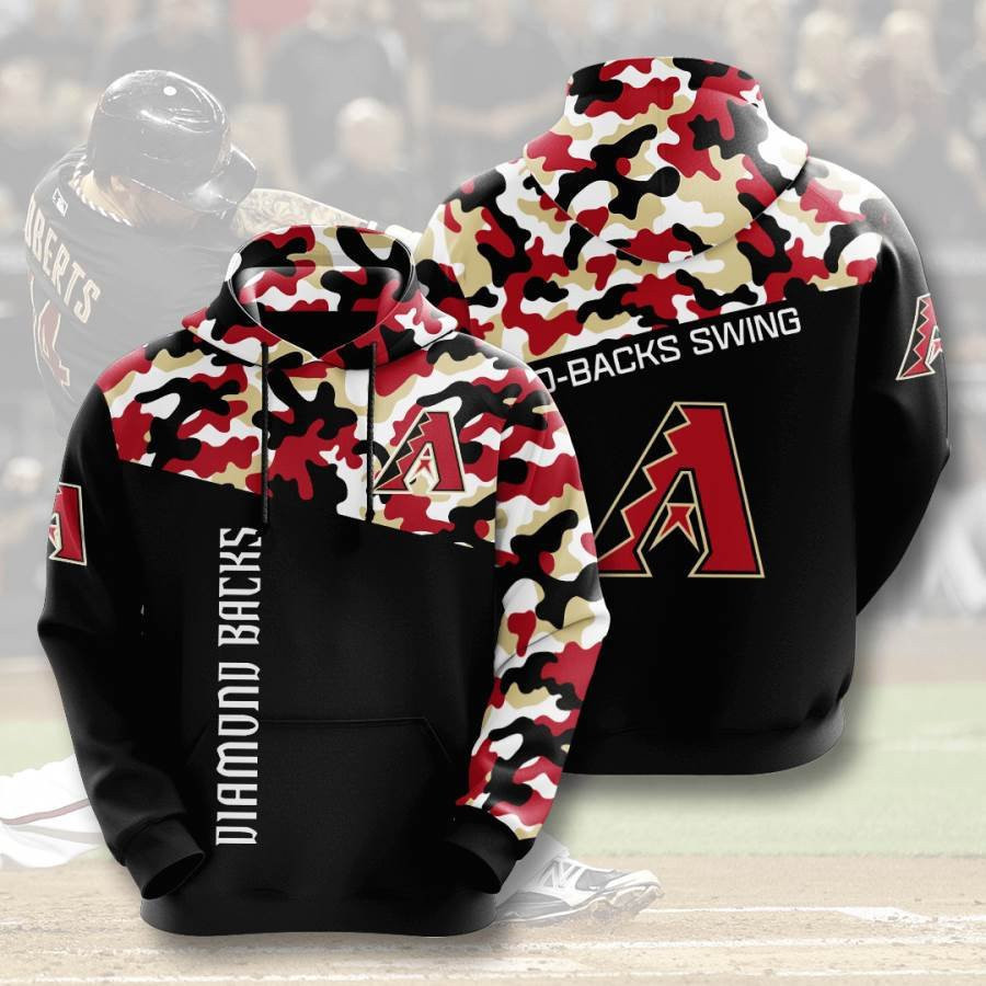 Sports Baseball Mlb Arizona Diamondbacks Usa 77 Hoodie 3D