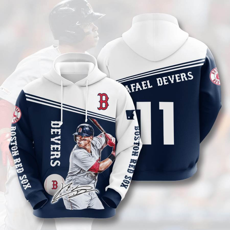 Sports Baseball Mlb Boston Red Sox Rafael Devers Usa 703 Hoodie 3D