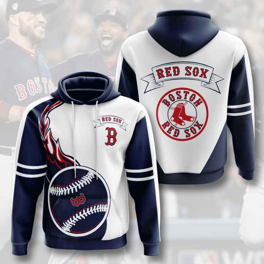 Sports Baseball Mlb Boston Red Sox Usa 407 Hoodie 3D