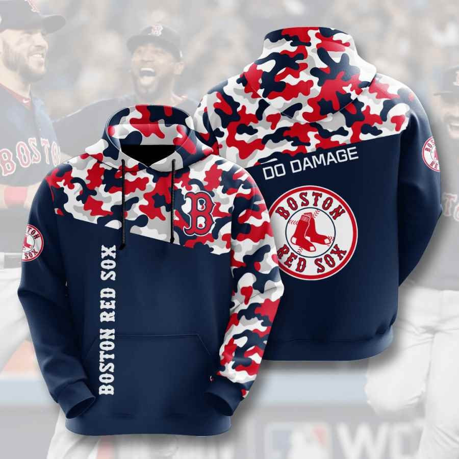 Sports Baseball Mlb Boston Red Sox Usa 93 Hoodie 3D