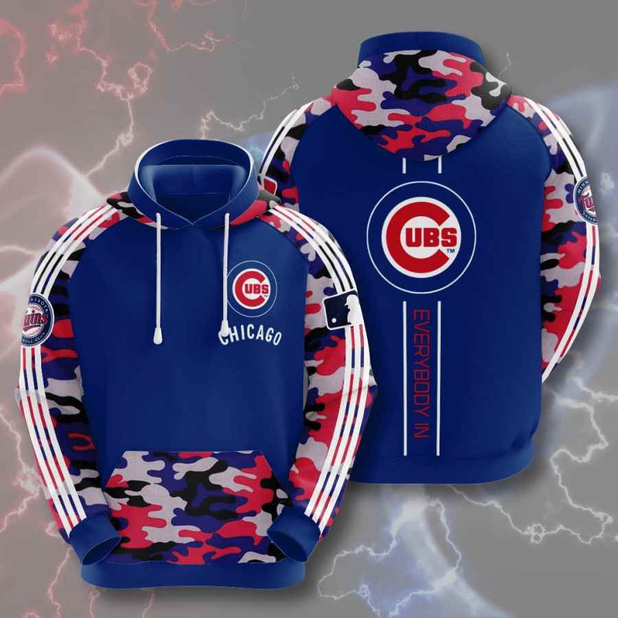 Sports Baseball Mlb Chicago Cubs Usa 459 Hoodie 3D