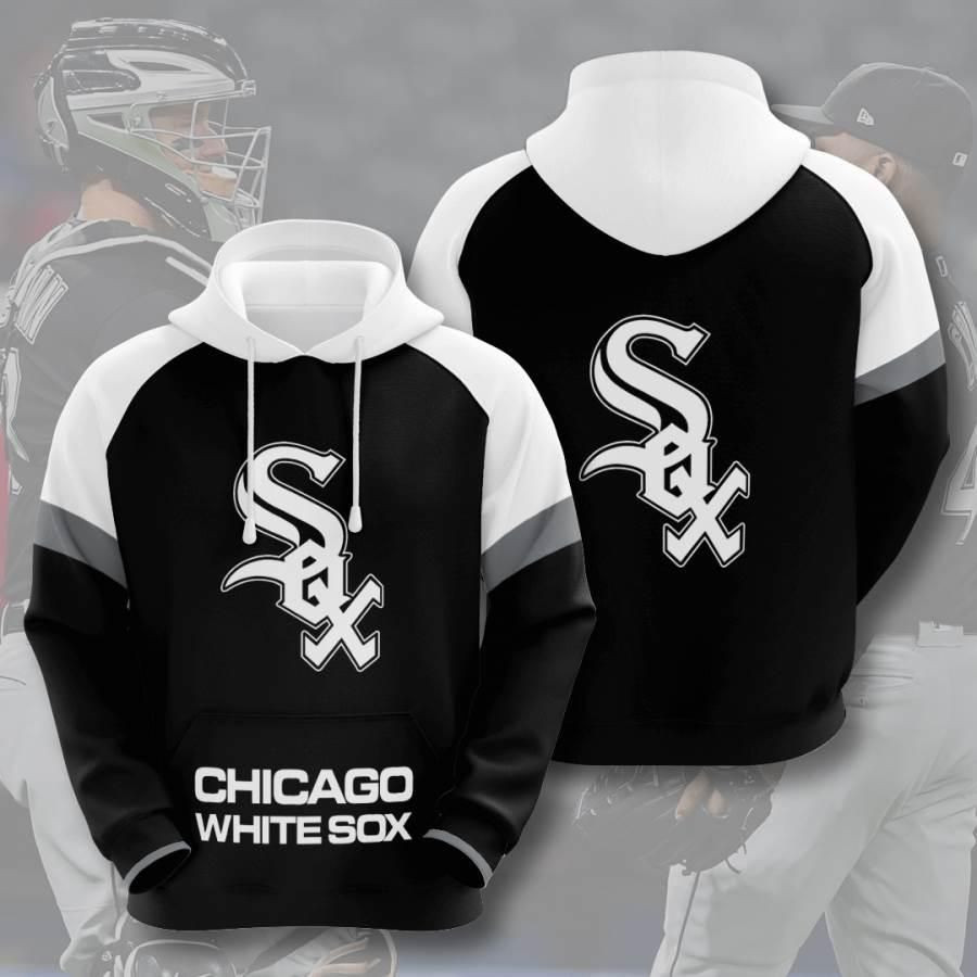 Sports Baseball Mlb Chicago White Sox Usa 472 Hoodie 3D Size S to 5XL