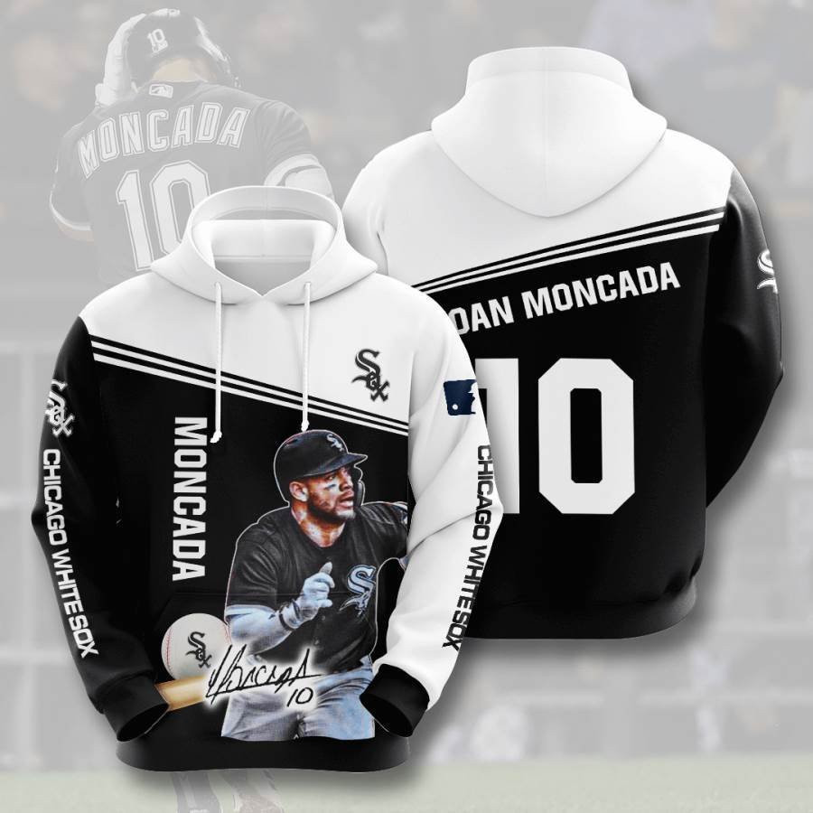 Sports Baseball Mlb Chicago White Sox Yoan Moncada Usa 728 Hoodie 3D