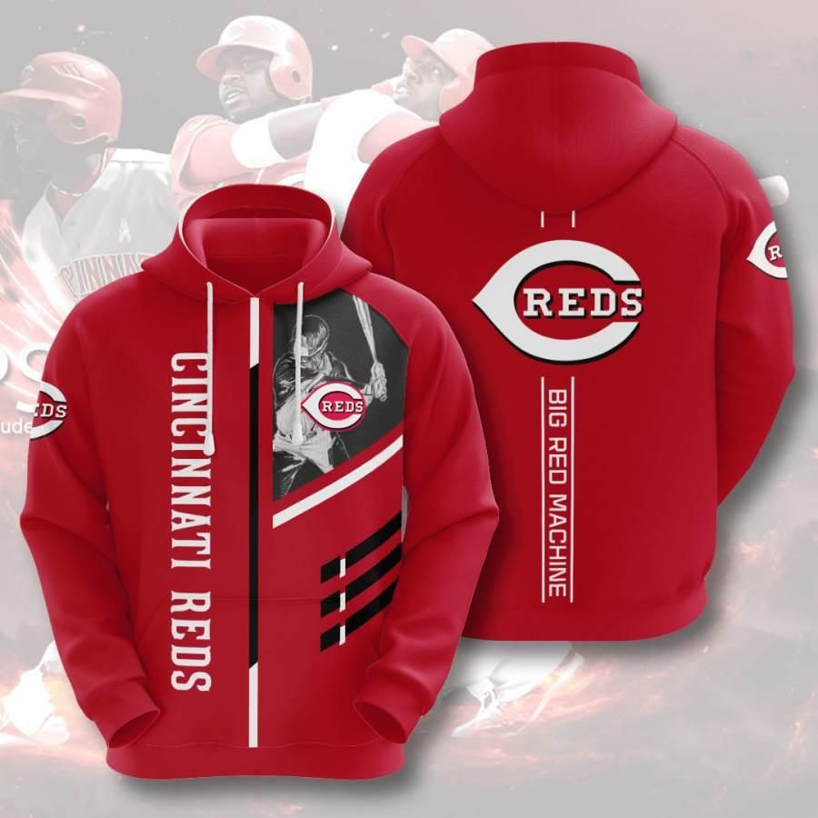 Sports Baseball Mlb Cincinnati Reds Usa 110 Hoodie 3D Size S to 5XL