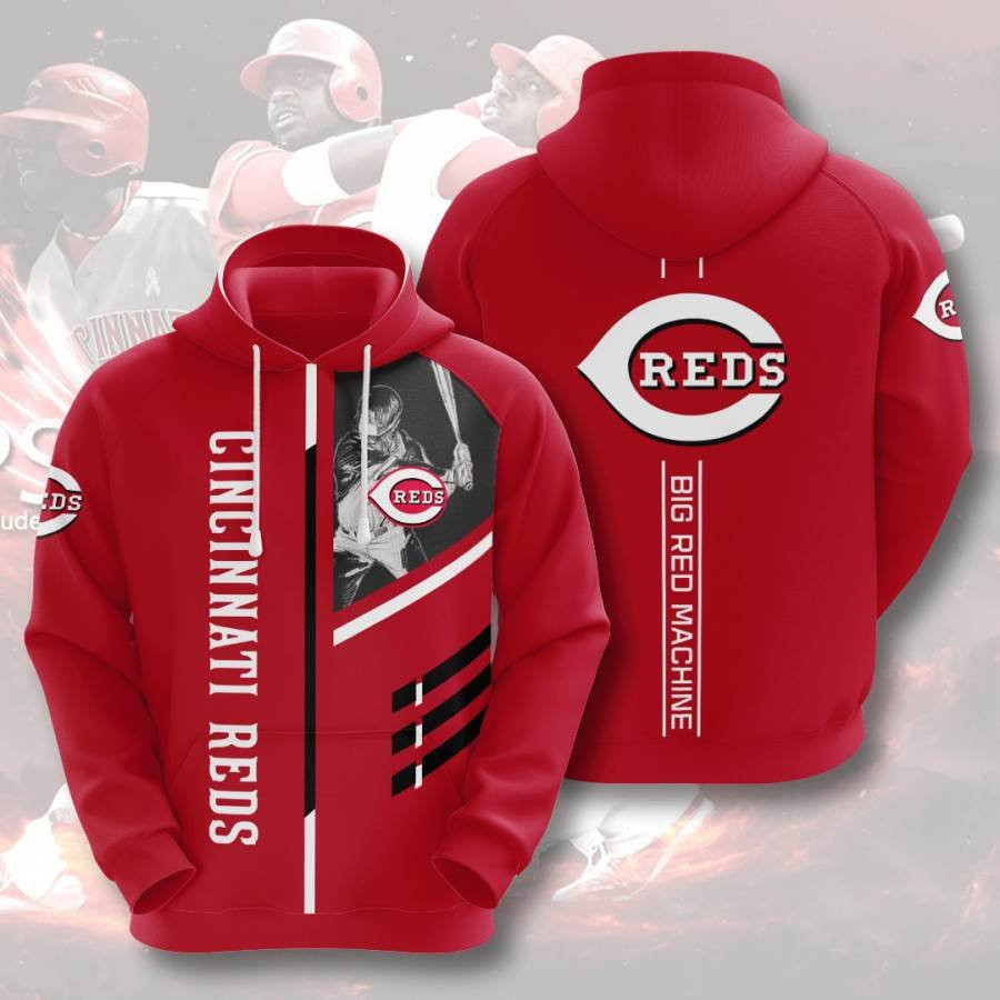 Sports Baseball Mlb Cincinnati Reds Usa 110 Hoodie 3D