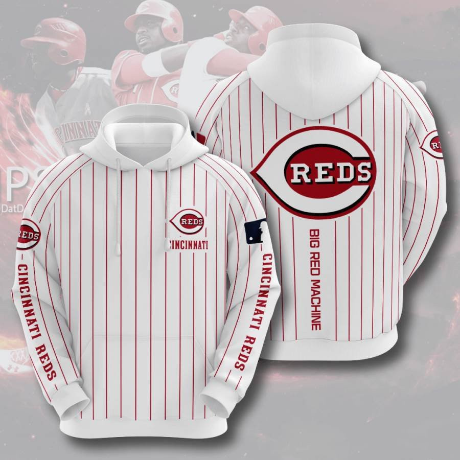 Sports Baseball Mlb Cincinnati Reds Usa 439 Hoodie 3D