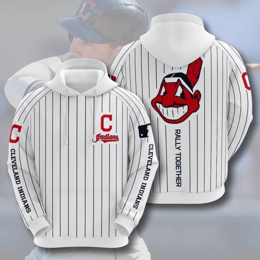 Sports Baseball Mlb Cleveland Indians Usa 447 Hoodie 3D Size S to 5XL