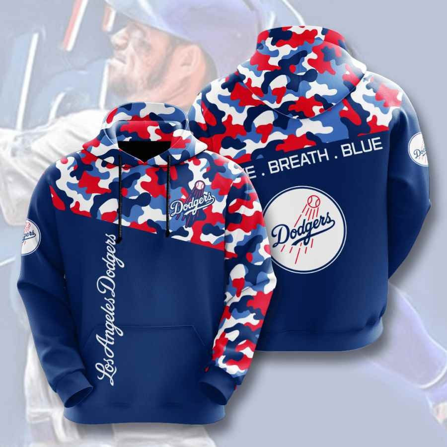 Sports Baseball Mlb Los Angeles Dodgers Usa 195 Hoodie 3D