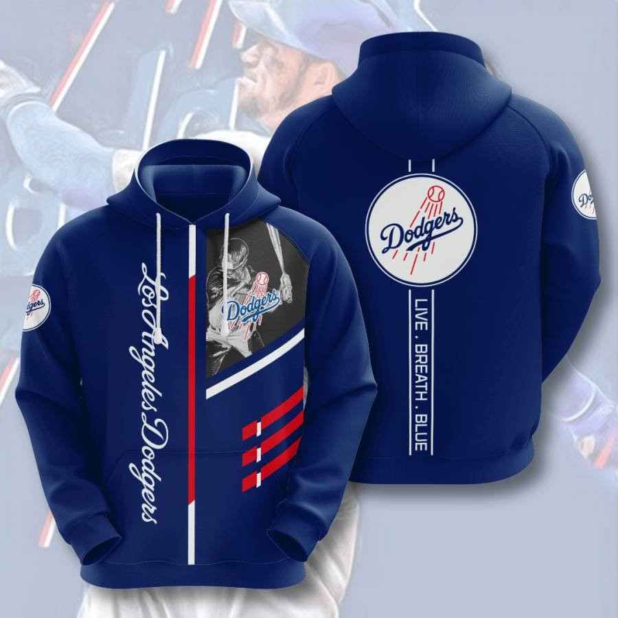 Sports Baseball Mlb Los Angeles Dodgers Usa 196 Hoodie 3D