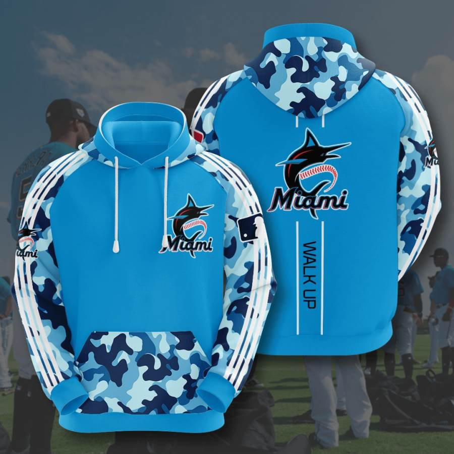 Sports Baseball Mlb Miami Marlins Usa 537 Hoodie 3D