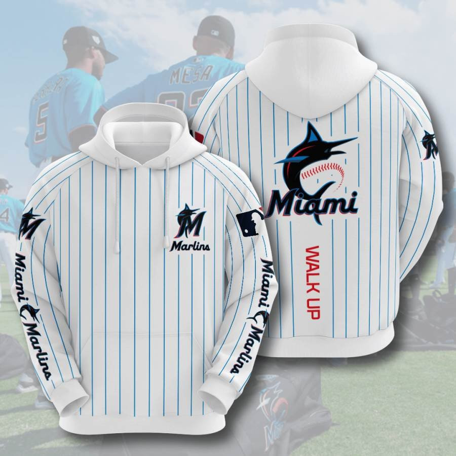 Sports Baseball Mlb Miami Marlins Usa 538 Hoodie 3D