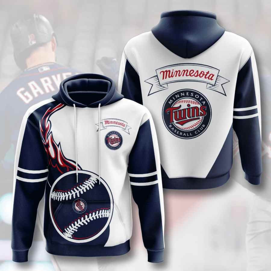 Sports Baseball Mlb Minnesota Twins Usa 552 Hoodie 3D