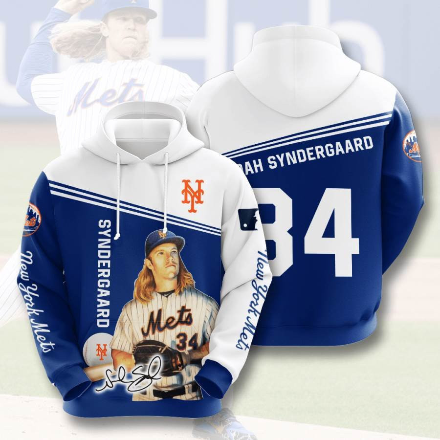 Sports Baseball Mlb New York Mets Noah Syndergaard Usa 855 Hoodie 3D