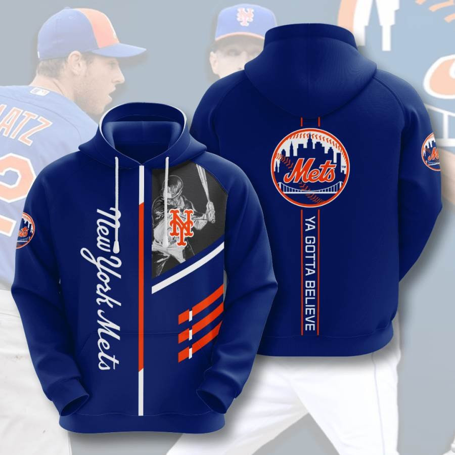 Sports Baseball Mlb New York Mets Usa 243 Hoodie 3D