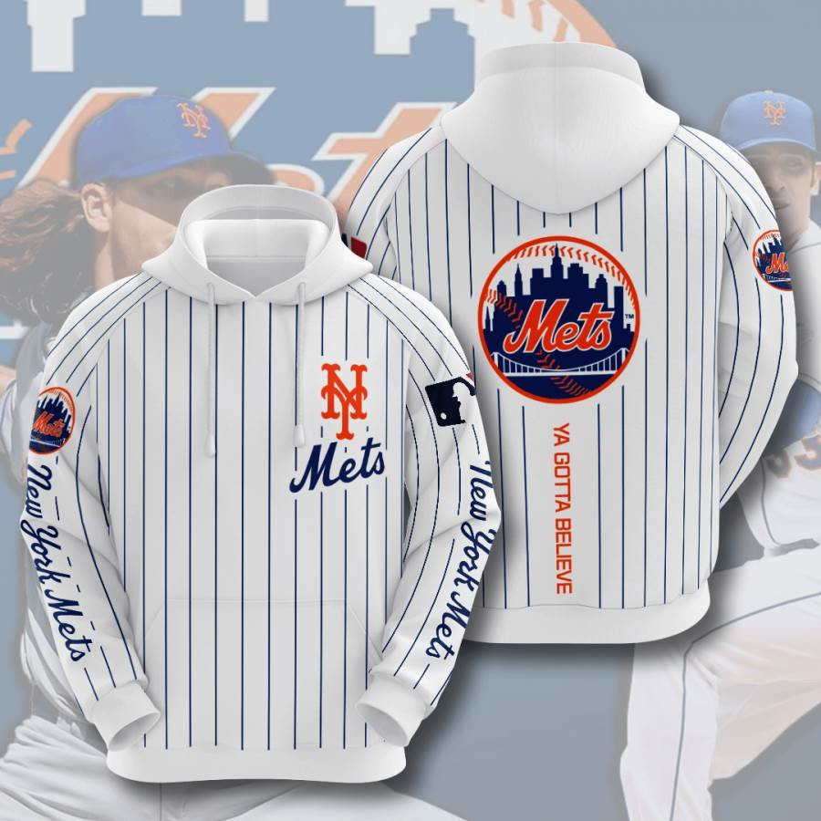 Sports Baseball Mlb New York Mets Usa 571 Hoodie 3D