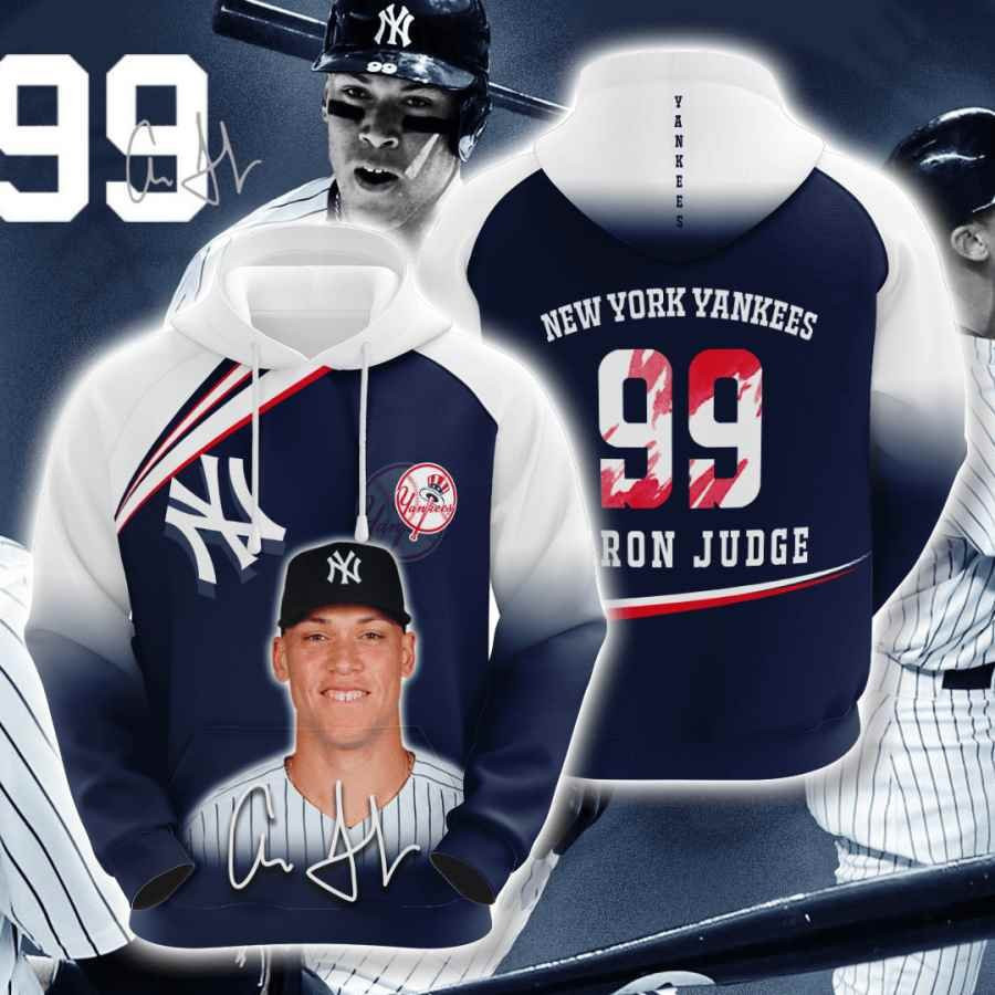 Sports Baseball Mlb New York Yankees Aaron Judge Usa 1161 Hoodie 3D