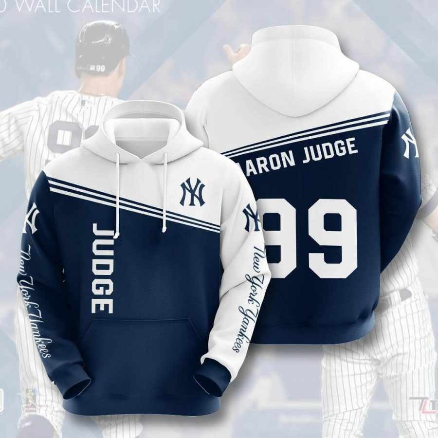 Sports Baseball Mlb New York Yankees Aaron Judge Usa 729 Hoodie 3D