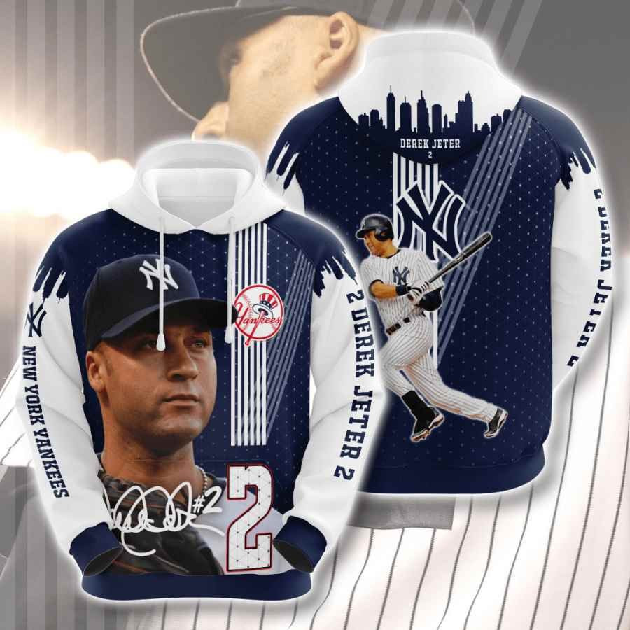 Sports Baseball Mlb New York Yankees Derek Jeter Usa 1166 Hoodie 3D