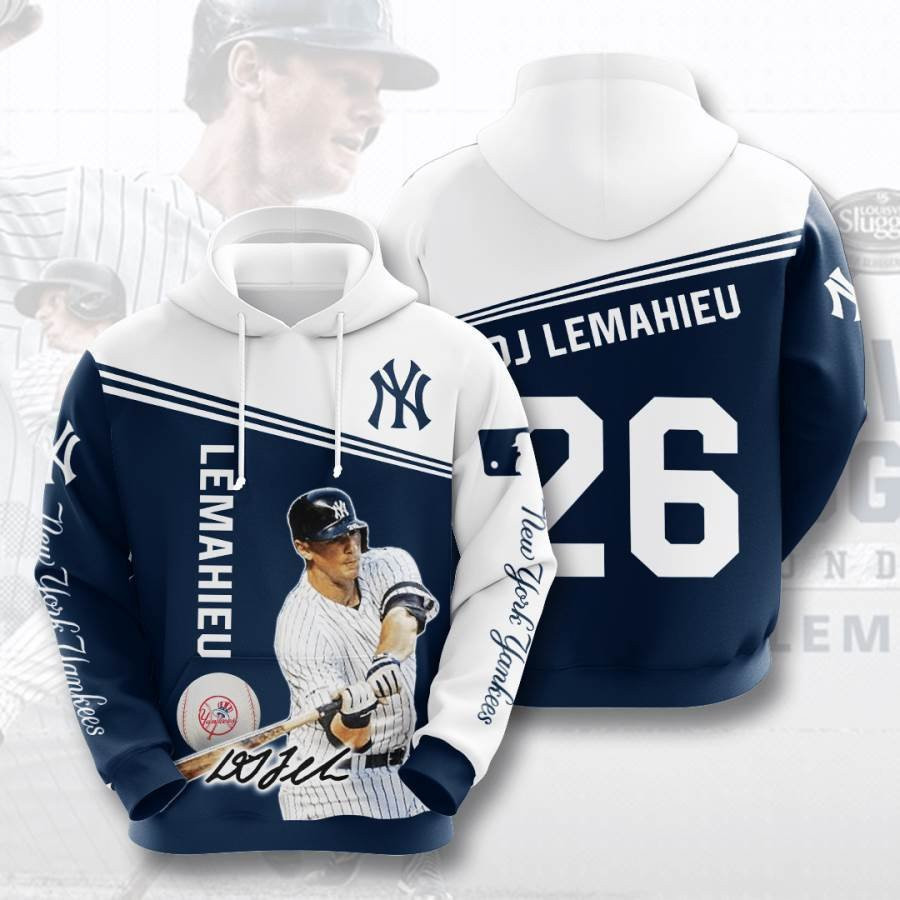 Sports Baseball Mlb New York Yankees Dj Lemahieu Usa 857 Hoodie 3D