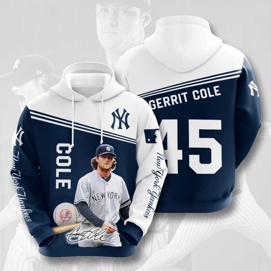 Sports Baseball Mlb New York Yankees Gerrit Cole Usa 858 Hoodie 3D