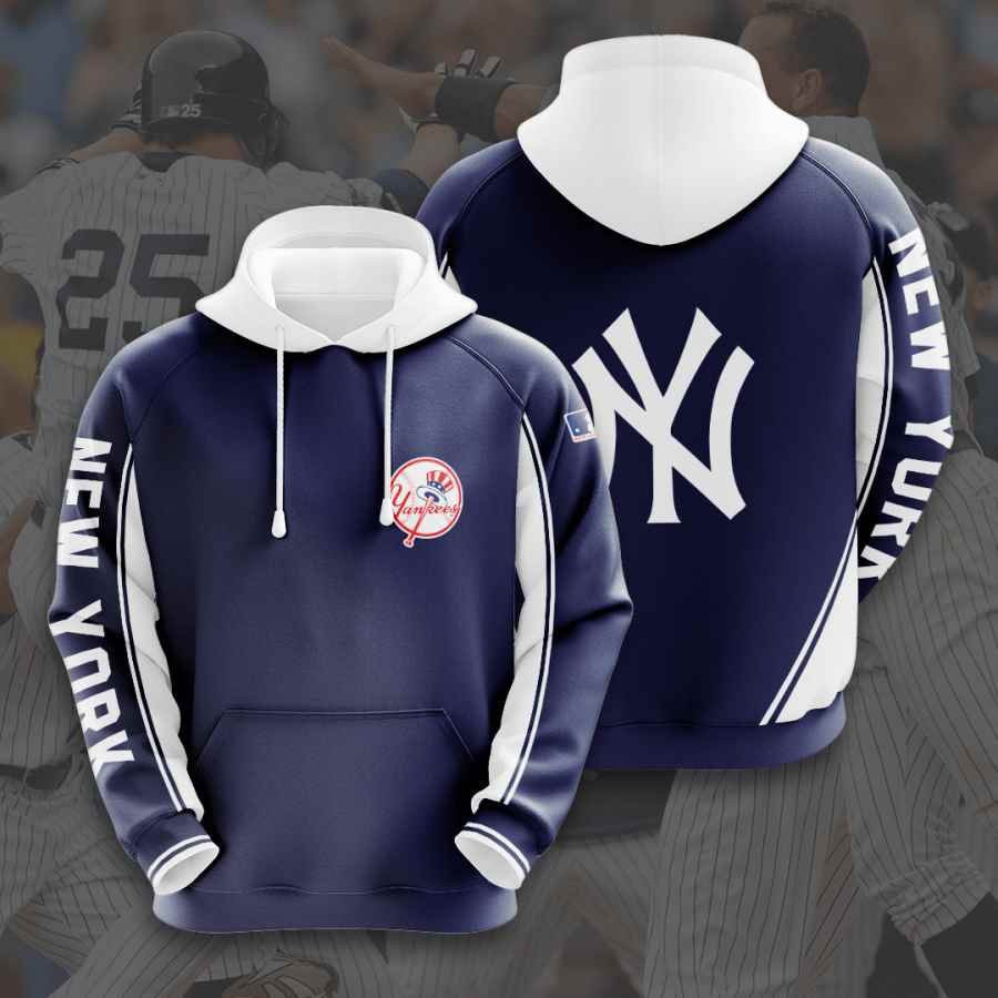 Sports Baseball Mlb New York Yankees Usa 254 Hoodie 3D