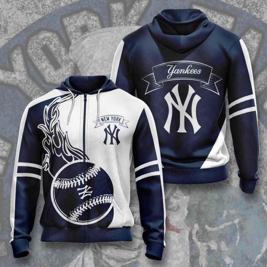 Sports Baseball Mlb New York Yankees Usa 256 Hoodie 3D