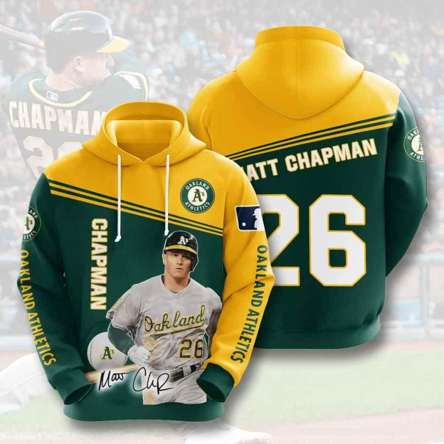 Sports Baseball Mlb Oakland Athletics Matt Chapman Usa 864 Hoodie 3D Size S to 5XL