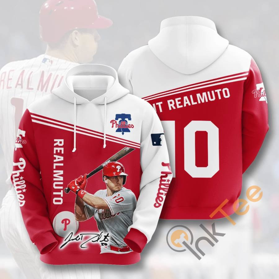 Sports Baseball Mlb Philadelphia Phillies J T Realmuto Usa 888 Hoodie 3D