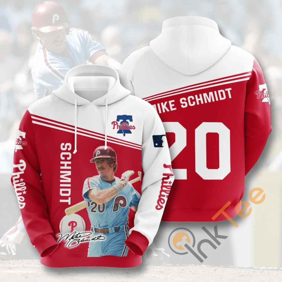 Sports Baseball Mlb Philadelphia Phillies Mike Schmidt Usa 889 Hoodie 3D