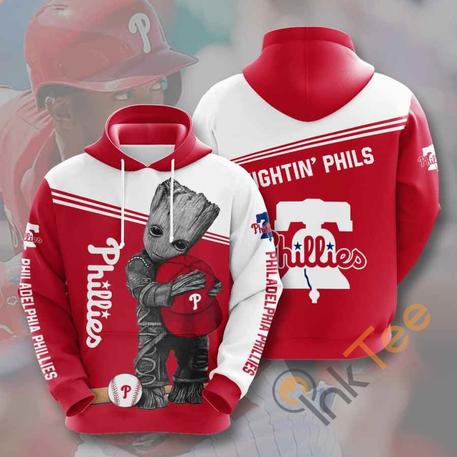 Sports Baseball Mlb Philadelphia Phillies Usa 626 Hoodie 3D