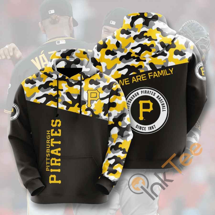 Sports Baseball Mlb Pittsburgh Pirates Usa 279 Hoodie 3D