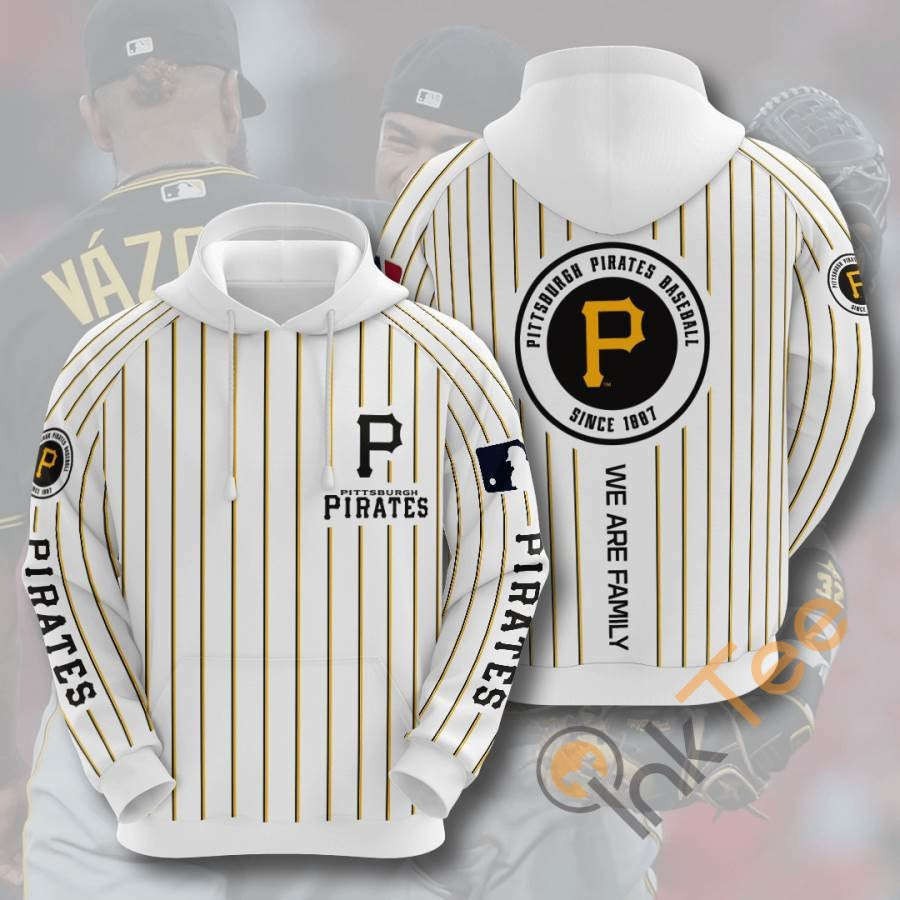 Sports Baseball Mlb Pittsburgh Pirates Usa 611 Hoodie 3D