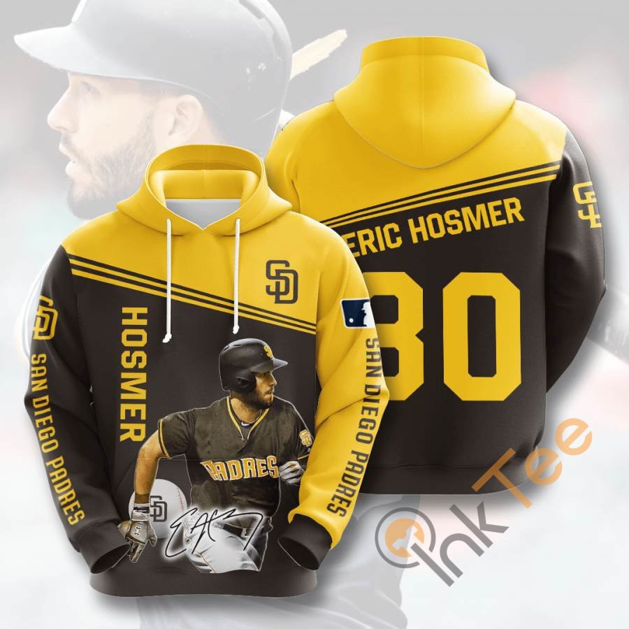 Sports Baseball Mlb San Diego Padres Eric Hosmer Usa 890 Hoodie 3D