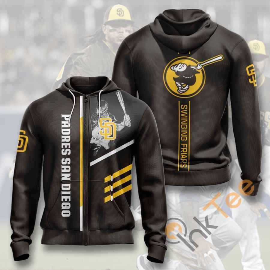 Sports Baseball Mlb San Diego Padres Usa 637 Hoodie 3D Size S to 5XL