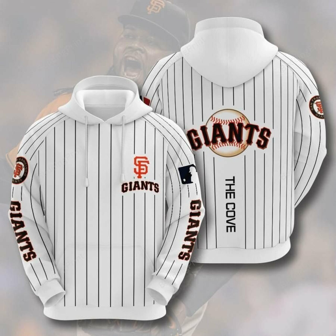 Sports Baseball Mlb San Francisco Giants The Cove 3d All Over Print Hoodie