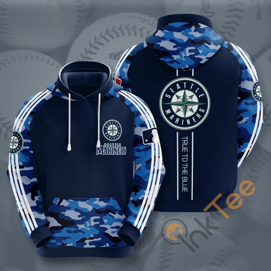 Sports Baseball Mlb Seattle Mariners Usa 645 Hoodie 3D