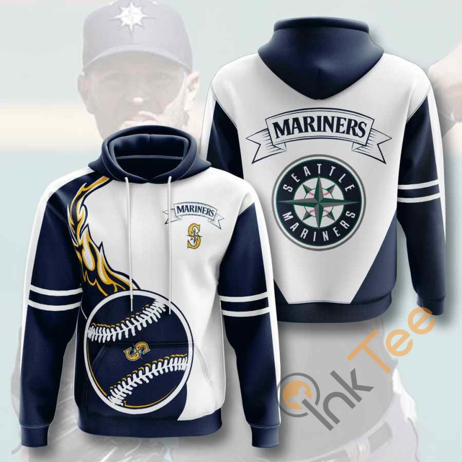 Sports Baseball Mlb Seattle Mariners Usa 647 Hoodie 3D