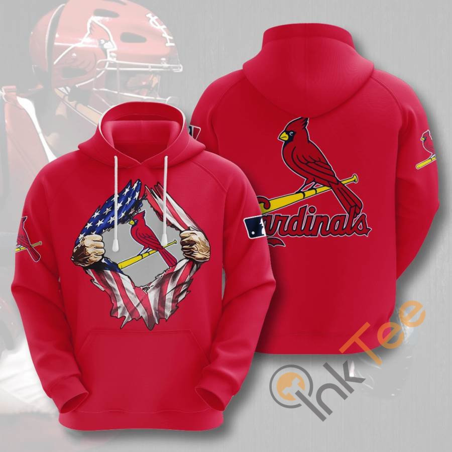 Sports Baseball Mlb St Louis Cardinals Usa 654 Hoodie 3D