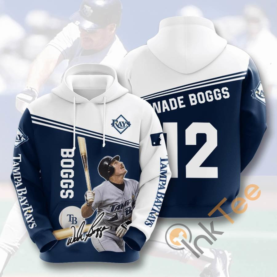 Sports Baseball Mlb Tampa Bay Rays Wade Boggs Usa 1234 Hoodie 3D