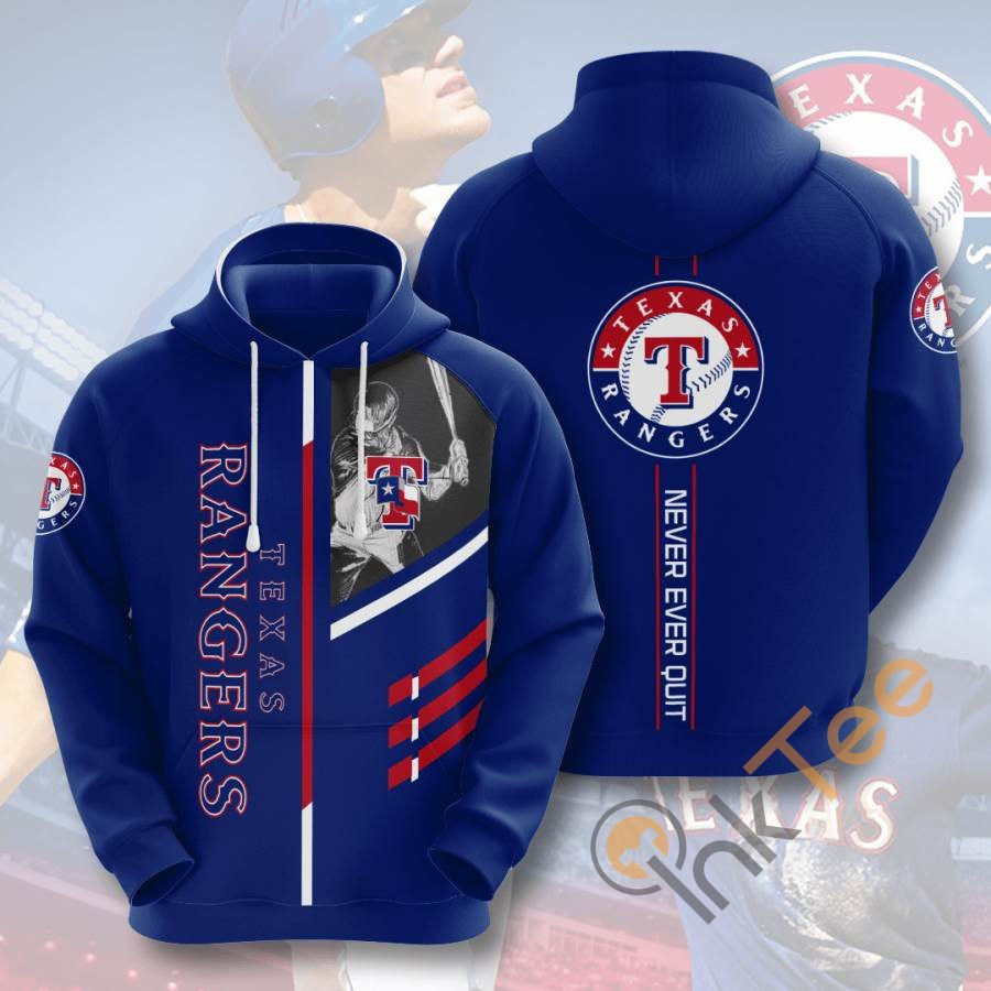 Sports Baseball Mlb Texas Rangers Usa 335 Hoodie 3D