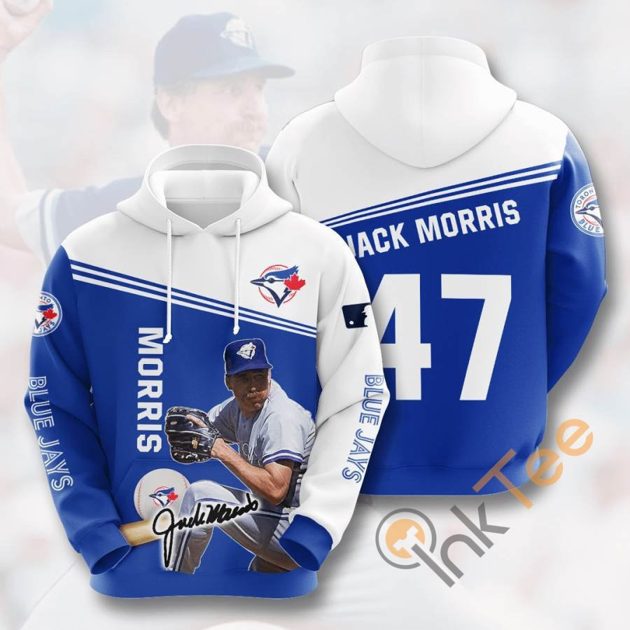 Sports Baseball Mlb Toronto Blue Jays Jack Morris Usa 1248 Hoodie 3D