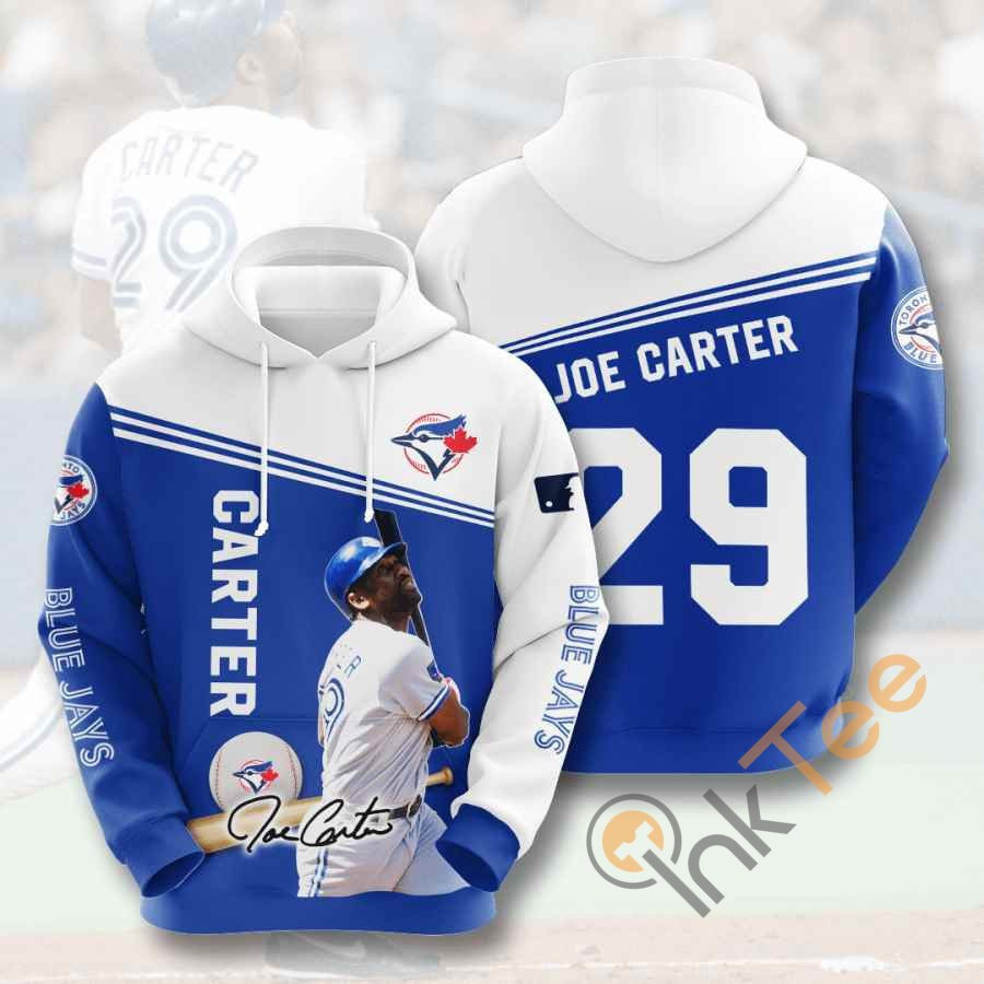 Sports Baseball Mlb Toronto Blue Jays Joe Carter Usa 1249 Hoodie 3D
