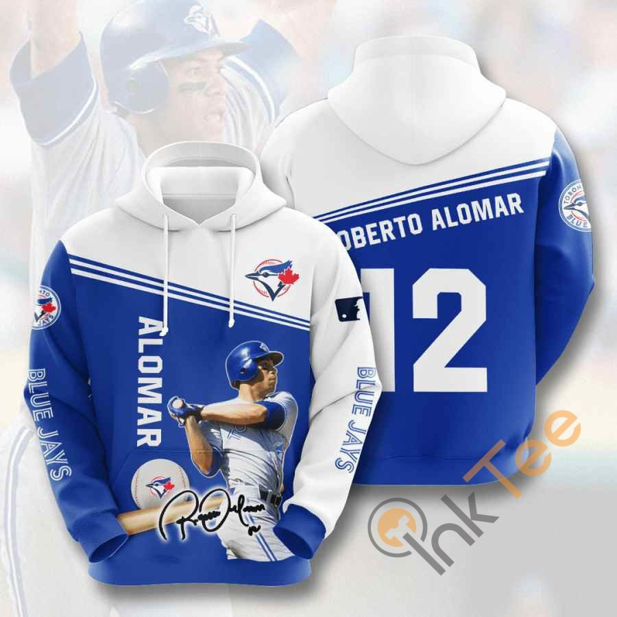 Sports Baseball Mlb Toronto Blue Jays Roberto Alomar Usa 1250 Hoodie 3D