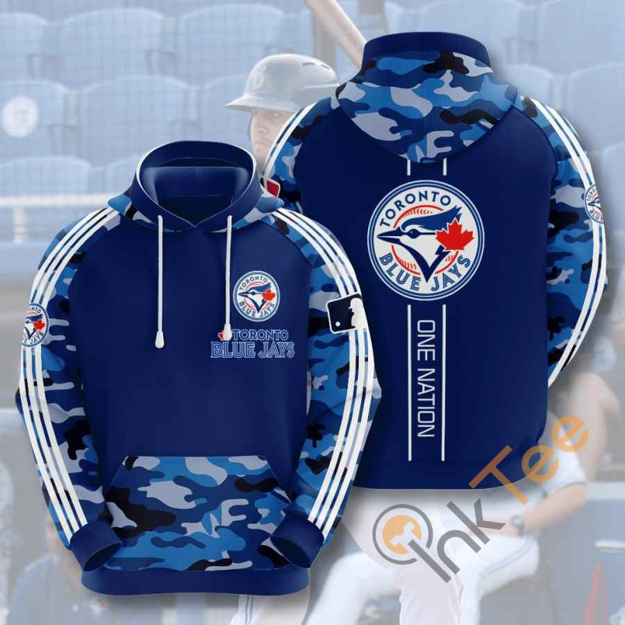 Sports Baseball Mlb Toronto Blue Jays Usa 677 Hoodie 3D