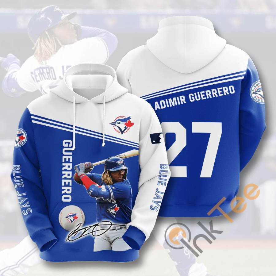 Sports Baseball Mlb Toronto Blue Jays Vladimir Guerrero Jr Usa 1251 Hoodie 3D