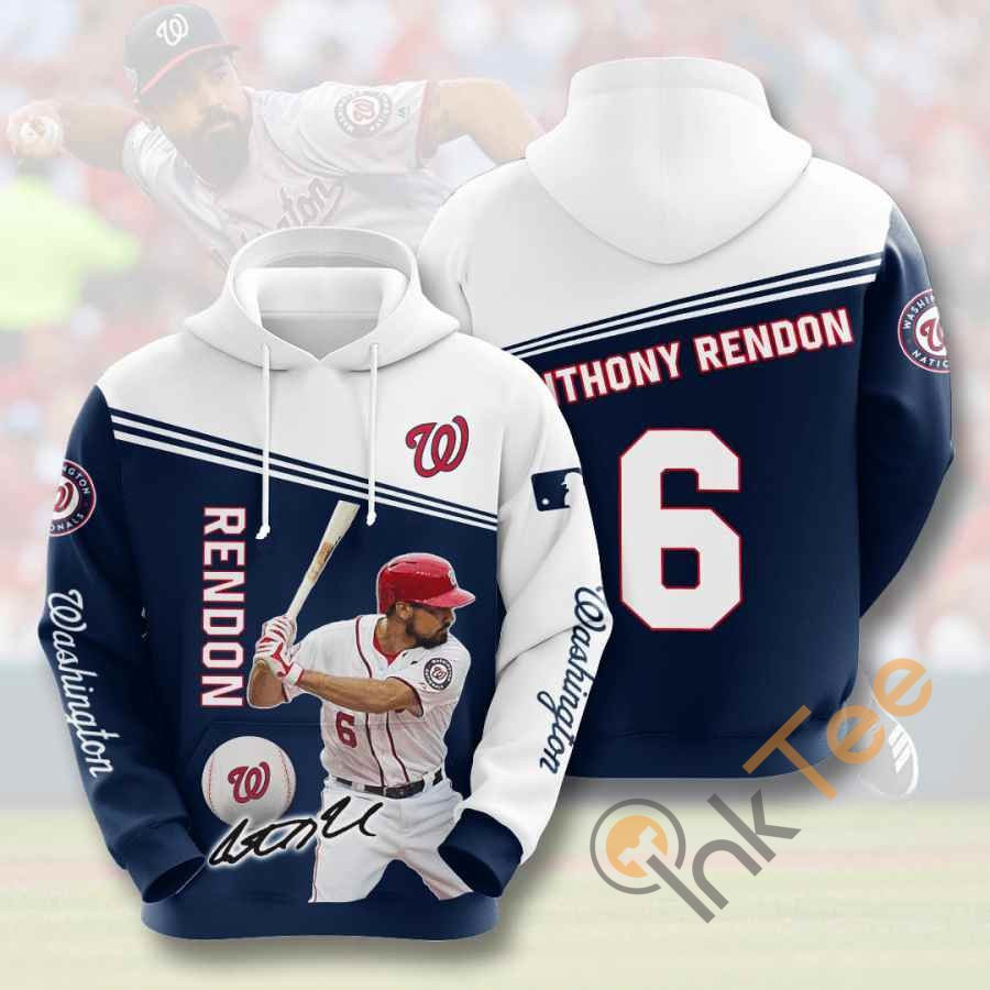 Sports Baseball Mlb Washington Nationals Anthony Rendon Usa 1262 Hoodie 3D