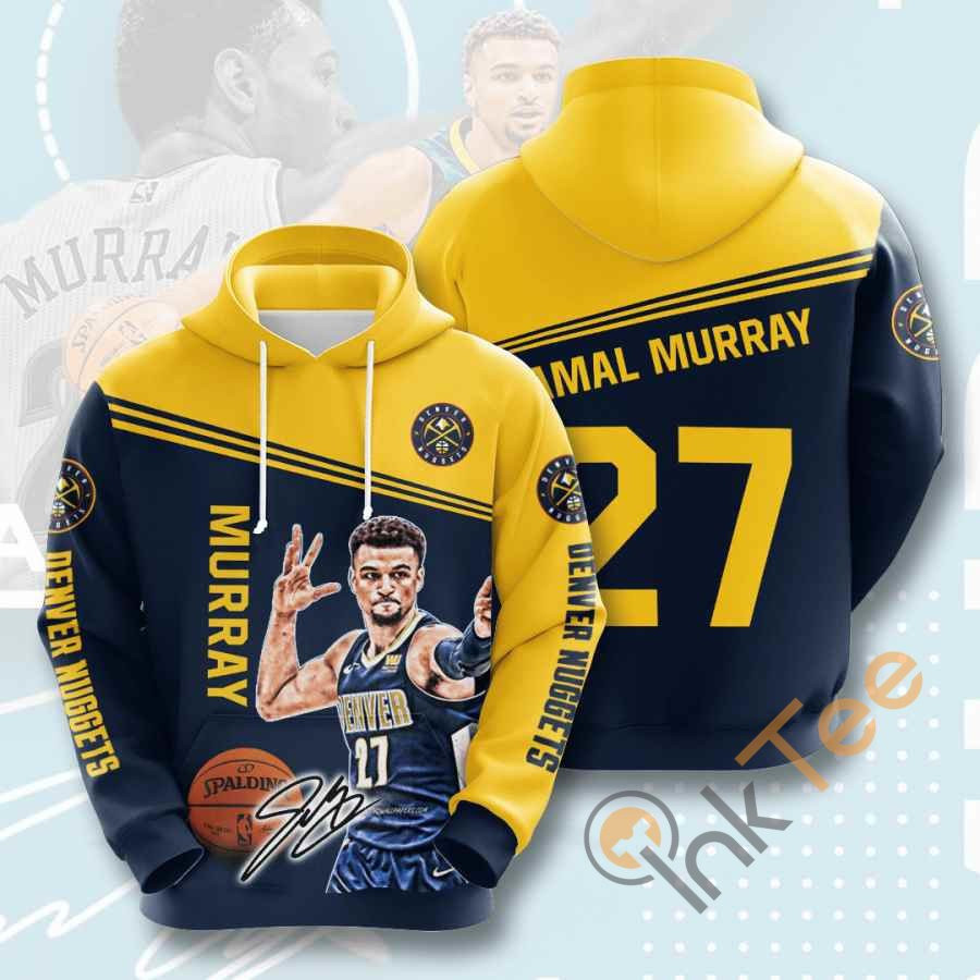 Sports Basketball Nba Denver Nuggets Jamal Murray Usa 1011 Hoodie 3D