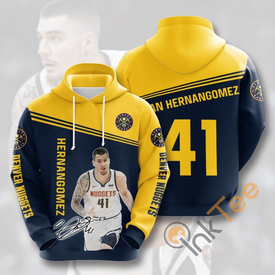 Sports Basketball Nba Denver Nuggets Juancho Hernangomez Usa 1012 Hoodie 3D