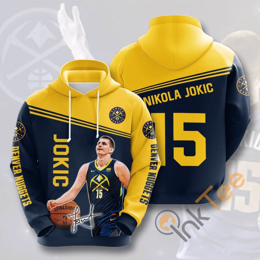 Sports Basketball Nba Denver Nuggets Nikola Joki Usa 1014 Hoodie 3D