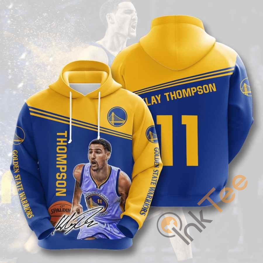 Sports Basketball Nba Golden State Warriors Klay Thompson Usa 1034 Hoodie 3D